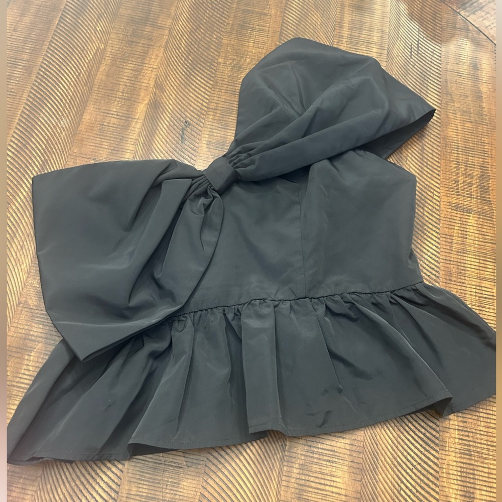 Express Black Peplum Tank Top